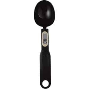 P&P Goods Precisie Keukenweegschaal - Digitale Lepelweegschaal - Maatlepel - Weeglepel - Mini Weegschaal - Keukengerei - Keuken Accessoire - RVS - Zwart