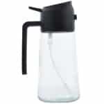Sprayer - Olijfolie Sprayer, Glazen Olie Spray Fles, Keuken Olie Spray, Grill Accessoires - Oliepomp, Geschikt voor Airfryer Spray Fles, Keuken, Kookspray, Zwart