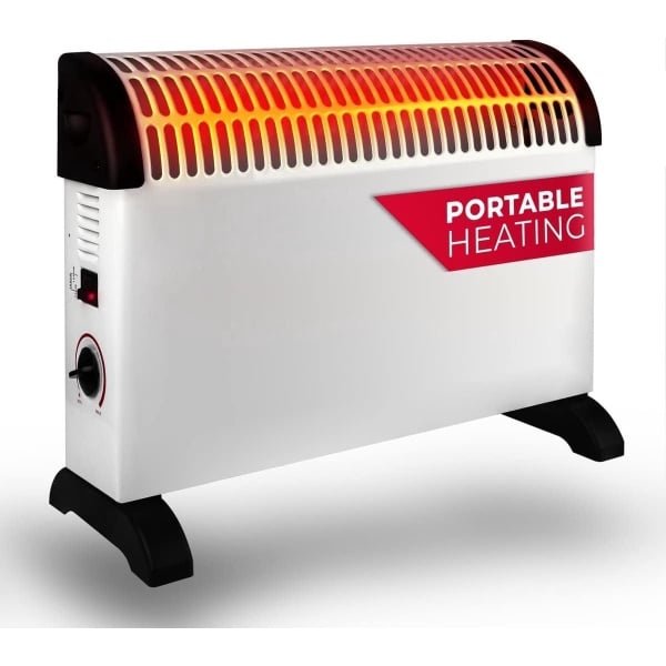 Staande radiator 1500 watt - Regelbare elektrische verwarming voor keuken, badkamer en thuiskantoor