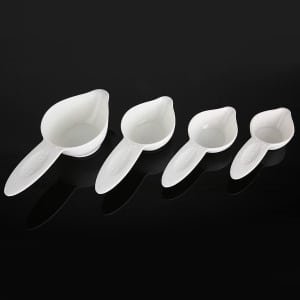 Titel: Braille Maatlepel Cup Set 4 Stks - Draagbare Keuken Bakken Koken Tool Accessoire