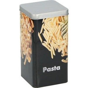 Tom Bewaarblik Pasta - 18.5 CM - Bewaren - Keuken - Keuken accessoires - Met opdruk - Cadeau - Voorraadbus