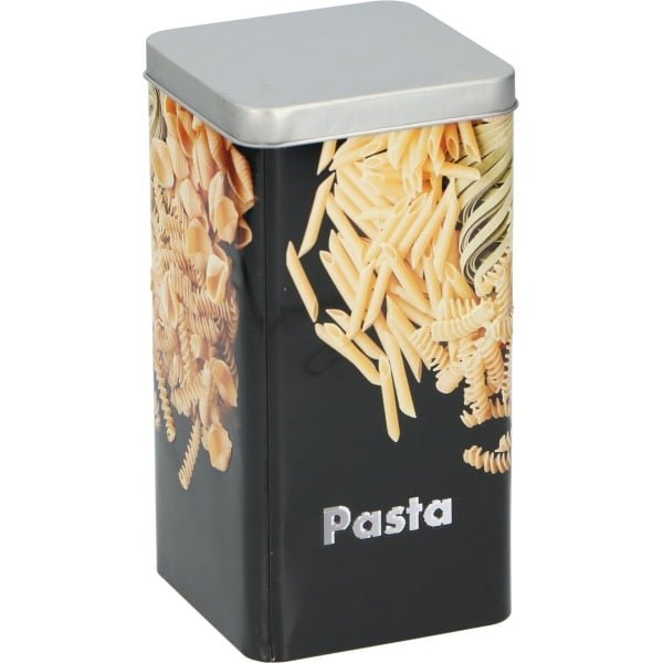 Tom Bewaarblik Pasta - 18.5 CM - Bewaren - Keuken - Keuken accessoires - Met opdruk - Cadeau - Voorraadbus