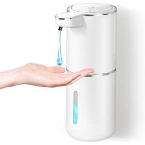 Tovbmup Automatische zeepdispenser - USB C oplaadbare elektrische zeepdispenser - met sensor - 4 instelbare niveaus - wandmontage - Geschikt voor keuken en badkamer
