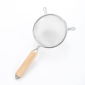 Zeef - Keukenzeef - Roestvrijstalen Zeef - Keukengereedschap - Vergiet - Ophangoog - Fijne Zeef - Keuken Accessoires - Voor Het Filteren Van Sap /Melk / Koffie / Sojamelk - 18cm