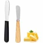 1 Stuk Botermes met Gekarteld en Houten Handvat - Keuken Accessoires - Roestvrij Staal Botermes