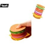 1set - onderzetters - Waterdichte en Vettebestendige Onderzetters van PVC - Bescherm Uw Meubels tegen Kringen en Vlekken - tafel decoratie - keuken accessoires - Kleurmenging