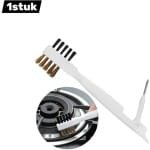 1stuk - Reinigingsborstel - 3-in-1 fornuis borstel - oven schoonmaak - kookplaat reinigen -fornuis accessoires - keuken schoonmaak - wit