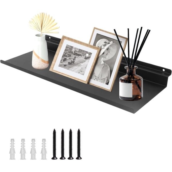 Acoustic Panel Rack - Metalen Wandplanken - Accessoires voor Akoestische Panelen 15 x 40 cm - Diverse Indelingen voor Woonkamer Keuken Slaapkamer