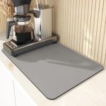 Afdruipmat - Afdruipmat Voor Afwas - Koffiemat - Multifunctioneel Absorberende Mat - Koffiemachine Onderlegger - 30x40 CM - Koffie absorberende afdruipmat - keuken en thee accessoires