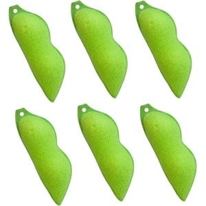 All-round bonen reinigingsspons - keuken accessoires voor flessenreiniging, 6 stuks