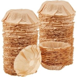 Allecto Plus - Mini Gecanneleerde Buis Pan Voering Papier 100 Stuks - Cake Pan Voeringen - Ronde Keuken Bakken Accessoires - Taart Muffin Kruimel - Wegwerp Anti-aanbak