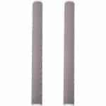 Allecto plus - Deurklinkhoezen voor Koelkast (2 stuks) - Grijs - PU Leder - Antislip - Vaatwasserbestendig - Keuken Accessoires - Vlekbestendig - Handige Protector