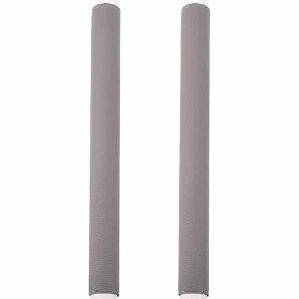 Allecto plus - Deurklinkhoezen voor Koelkast (2 stuks) - Grijs - PU Leder - Antislip - Vaatwasserbestendig - Keuken Accessoires - Vlekbestendig - Handige Protector