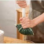 Allecto plus - Herbruikbare Passeerdoek Set van 3 Stuks - Kaasdoek Filterzakken 45 x 60 cm - Biologisch Filterzak - Melkzak voor Kaas Vruchtensap Koffie Groentesap - Wasbaar met Trekkoord - Keuken Accessoires