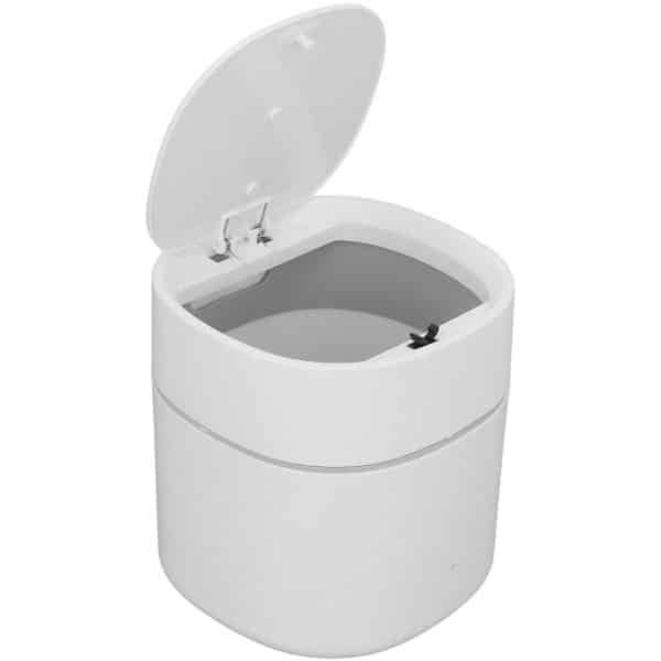 Allecto plus - Mini-prullenbak met één Druk op de Knop, Gemakkelijk Schoon Te Maken, Multifunctioneel voor Dressoirs, Werkbladen - Keuken en Woonkamer Accessoire