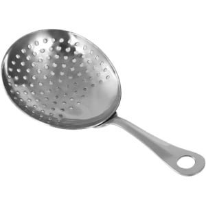 - Bar Cocktail Strainer met Handvat van 304 Roestvrij Staal voor Keuken en Bar- KTV Barman en Sommelier's Tool - Roestvrij Staal - Cocktail Accessoire