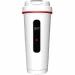 Bekerverwarmer - Elektrische autowaterkoker, roestvrij staal verwarmingfles, thermostaat onmiddellijke verwarmingbeker voor water, koffie, thee, melk, reizen, picknick, keuken, boot, vrachtwagen, SUV, studentenkamer, vliegtuig, camper