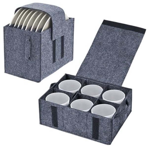 Caravan Plaat Houder en Cup Houder - Draagbare Keuken Accessoires voor Campers