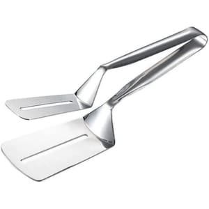 Dubbelzijdige Roestvrijstalen BBQ Spatel - Schep Tang Clip - Keuken Gadget Accessoires
