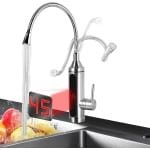 Elektrische Warmwaterkraan met LED Temperatuurdisplay - 220V Instant Boiler voor Keuken en Badkamer