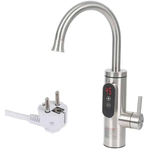 Elektrische Waterkraan met Instelbare Temperatuur en Doorstroomboiler voor de Keuken