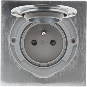Elektrische voedingskabel H05VV-F 3G2,5mm² - 25m - Grijs - Waterdicht IP55 voor Terras, Keuken en Kantoor