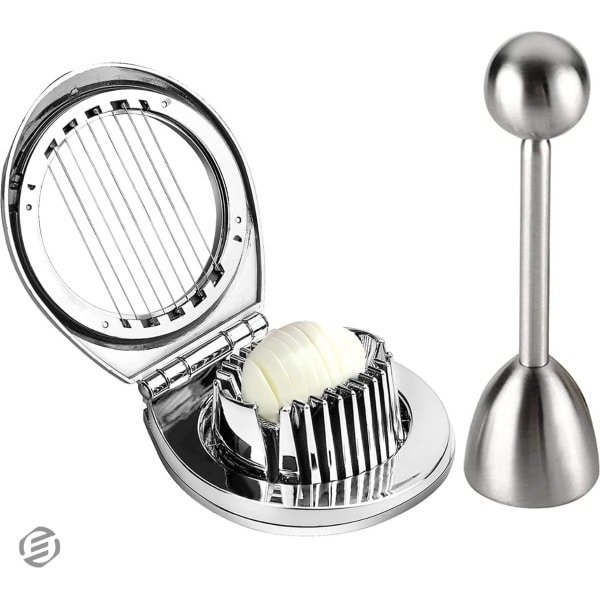 Equivera Eiersnijder - Eiersnijer - Eier Snijder - Eiersnijders - Champignonsnijder - Keukenbenodigdheden - Keuken Accessoires - Eiergereedschap - Egg Slicer