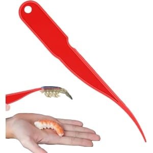 Garnalenpeller - Garnaalpeller - Keukengerief - Schrimp Peeler - Dunschiller - Proper Maken Van Garnalen - Schaaldier Peller - Keuken Accessoires - Garnalen Peller - Garnalenschiller - Rrgonomische - Voor Thuis/Keuken/Restaurant - Rood