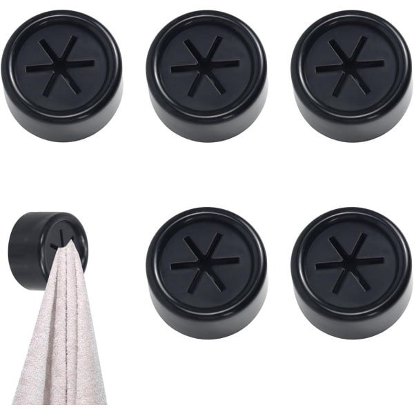 Handdoekhouder set van 5 - camping accessoires zonder boren - must-have gadgets voor camping - keukenaccessoires - caravan en camper accessoires - praktische items voor thuis en keuken