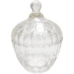 Inovra - Bonbonnière met Deksel, 260ml, Kristalglas Suiker Bowl, Voedselveilig - Snacks Opbergpot - Elegant Design - Keuken Accessoire