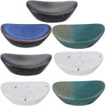 Inovra - Keramische staafjeshouder set - Japanse stijl - Sushi eetstokjes houder - Ovale vorm - Keuken en restaurant accessoires