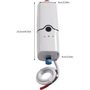 Instelbare Elektrische Doorstroomboiler 5500W voor Badkamer en Keuken - Water Onder de Gootsteen