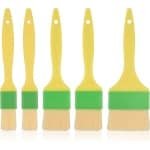 JHubers Goods - 5-delige Rijgborstel Set voor Bakken en BBQ - Multifunctioneel in de Keuken met Olie, Boter, en Saus - Ideaal voor Eiervloeistof en Deegborstel - BBQ Borstels en Accessoires