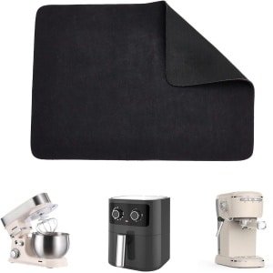 JHubers Goods - Kleine apparaatschuifregelaars voor keuken - 360 graden draaibare schuiflade - Hittebestendige mat - Espresso- en keukenmachine accessoire