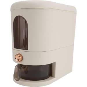 JHubers Goods - Rijstdispenser en graancontainer met mueslihouder - 5 kg opslag met maatbeker - thuis keuken accessoire