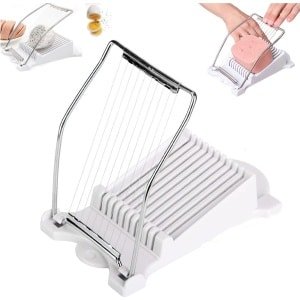 Kaasschaaf - Kaas Slicer - Multipurpose - Slicer Dicer - Groentesnijder - Multifunctionele Chaaf - Roestvrij Staal - Keukengerei - Keuken Accessoires - Kaasschaaf Voor Jonge Kaas - Voor Kaas/Ham/Wortelgroenten/Hotdogs - Wit