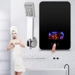 Mini-doorstroomboiler 6500W voor Douche en Keuken - Elektrische Warmwaterboiler, Tankloos Systeem, IPX4 Veiligheid