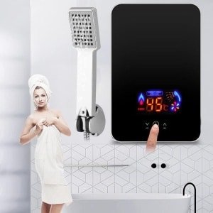 Mini-doorstroomboiler 6500W voor Douche en Keuken - Elektrische Warmwaterboiler, Tankloos Systeem, IPX4 Veiligheid