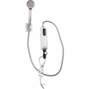 Mini elektrische doorstroomboiler voor badkamer en keuken - 3,5 kW met LED-display, temperatuurregelknop en IPX4