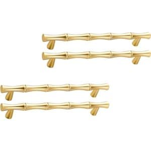 Orivio - Moderne bamboe vorm kast deurknoppen, retro handgrepen voor ladekast keuken, decoratieve meubel accessoires