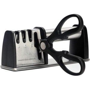 Orivio - Professionele Keuken Messen Slijper - 4 Stage Accessoire - Diamant, Wolfraam, Keramiek & Carbide Slijpers - Repareer/Polijst - Keukenmessen, Messenslijper, Scharen