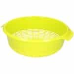 Plasticforte keuken vergiet - groen - 27 x 23 x 9 cm - Laag model - kunststof - keuken accessoires