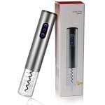 RM Store® - Elektrische Wijnflesopener - Automatische Kurkentrekker - Foliesnijder - Keuken Accessoires - 4.5 x 4.5 x 25 cm.