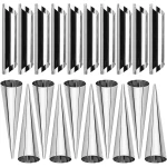 RVS Cannoli Mold Set - 20 Stuks voor Crème Roll en Croissant - Tubulaire Vorm - Keuken Gereedschap Mold - DIY Bakken Accessoires
