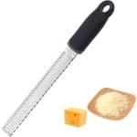 Rasp - Keukenrasp - Handrasp - Citroenrasp - Kaasrasp - Raspen - Keuken accessoire - Keukenspullen - RVS - Zwart