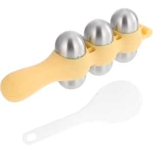 Rijst deeg schakelaar -7 x 2,5 inch-met rijst lepel- RVS sushi vorm-Handmatige rijst deeg maken vorm-draagbare DIY sushi voorbereiding kit-Rijst deeg maker accessoires-geschikt voor keuken / eetkamer