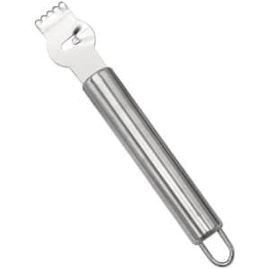 Ronde buisvormige citroenrasp van roestvrij staal- praktisch en gebruiksvriendelijk ontwerp- dik en duurzaam materiaal- ideaal voor het schillen van citroenen en het extraheren van de schil- essentieel accessoire voor keuken en koude dranken