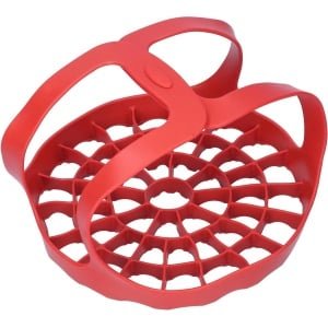 Stoomboot Sling van Siliconen | Draagbare Snelkookpan Accessoire | Anti-Brandwonden Lifter en Stoomboot Rack | Keuken Gadgets voor Bakvormen | Hittebestendige Snelkookpan Sling