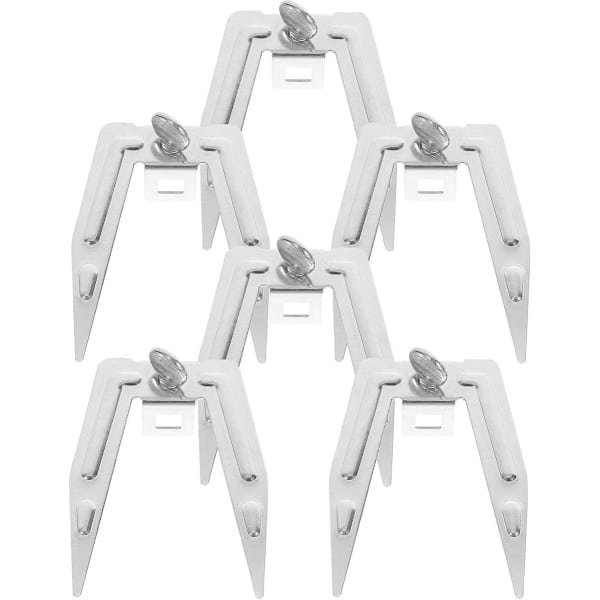 Thelau - Roestvrij stalen braadvorken set voor de keuken - 6 stuks voor braadkip en vis - ovenaccessoires voor grill en elektrische oven