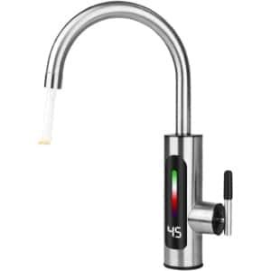 TrendWave Elektrische Keukenkraan - 220V LED Display - Warm & Koud Water - Direct Verwarmende Kraanboiler - Voor Keuken Badkamer